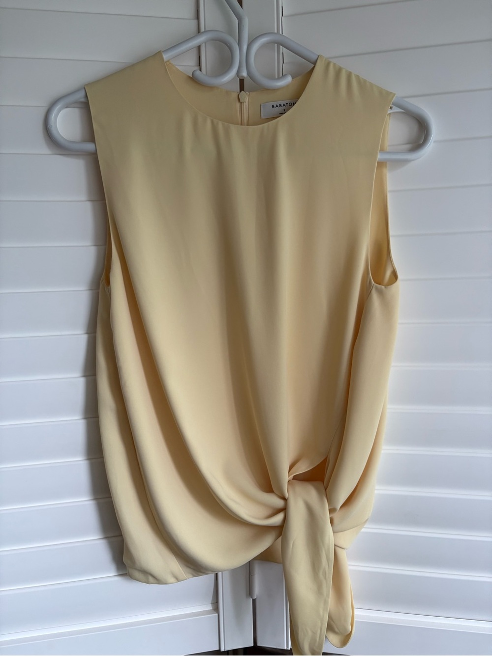 Babaton Hopkins Blouse yellow size small